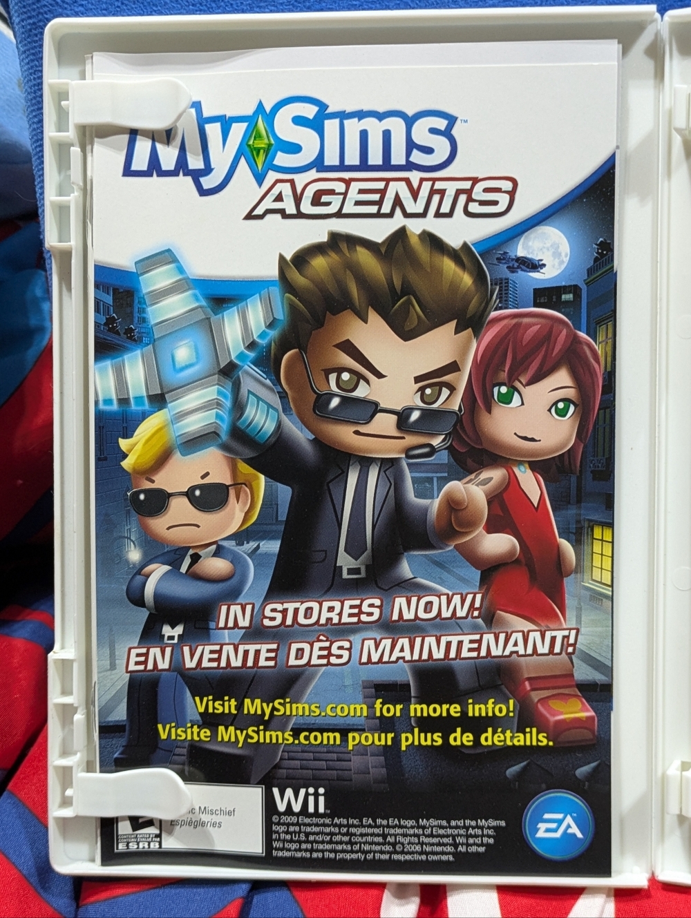 MY SIMS AGENT 🔥 NINTENDO WII Complete Game In Box | VG+ - Picture 2 of 5